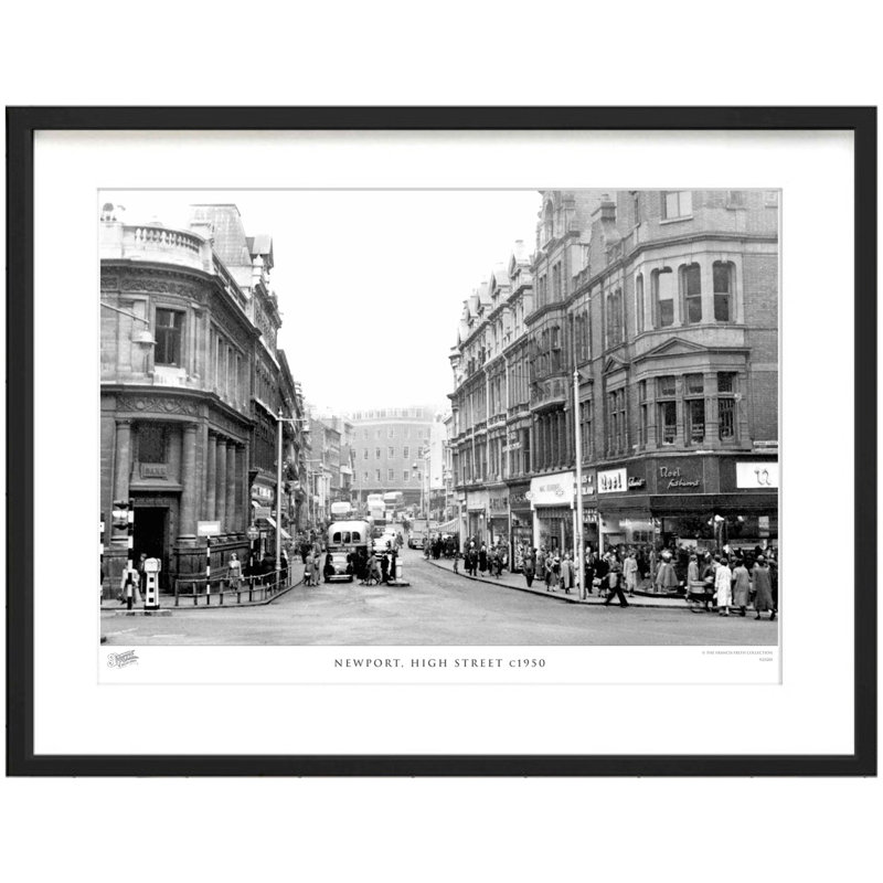 Newport, High Street C1950 - Single Picture Frame Print, 60cm H x 80cm W x 2.3cm D