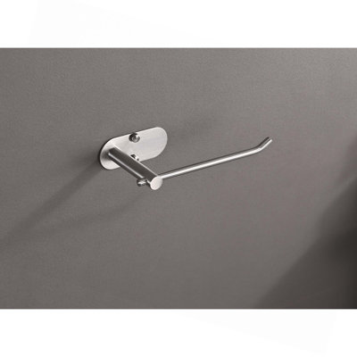 Paper Towel Holder - Self-Adhesive Or Drilling,Stainless Steel Wall-Mounted Paper Towel Holder For Kitchen,Bathroom