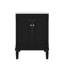 Meuble-lavabo contemporain 24 po avec lavabo à fixation supérieure et armoire de rangement à 2 niveaux-170179297-170179325