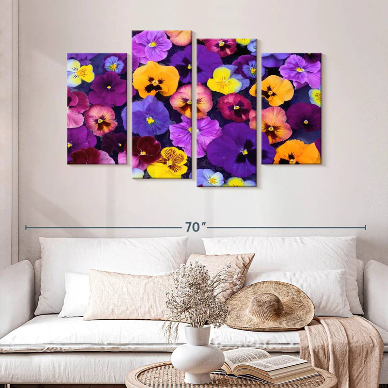 Couleurs Harnek Pansy, H 32 po x l 52 po