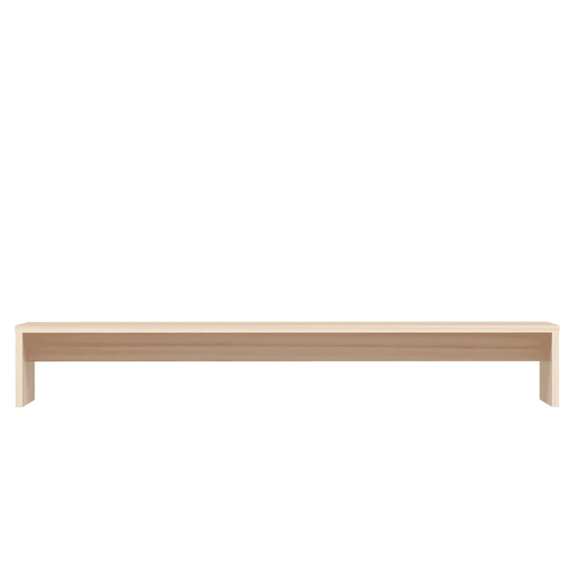 Support pour écran 39,4 x 10,6 x 5,9 po vidaXL, Marron clair