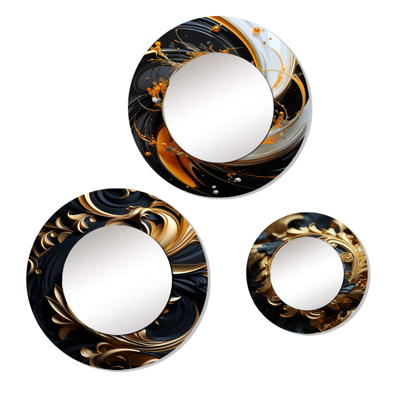 Loriga Metal Round Mirror