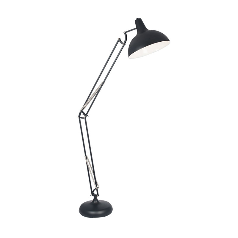 Dunmall 180cm Matte Task Floor Lamp, Black
