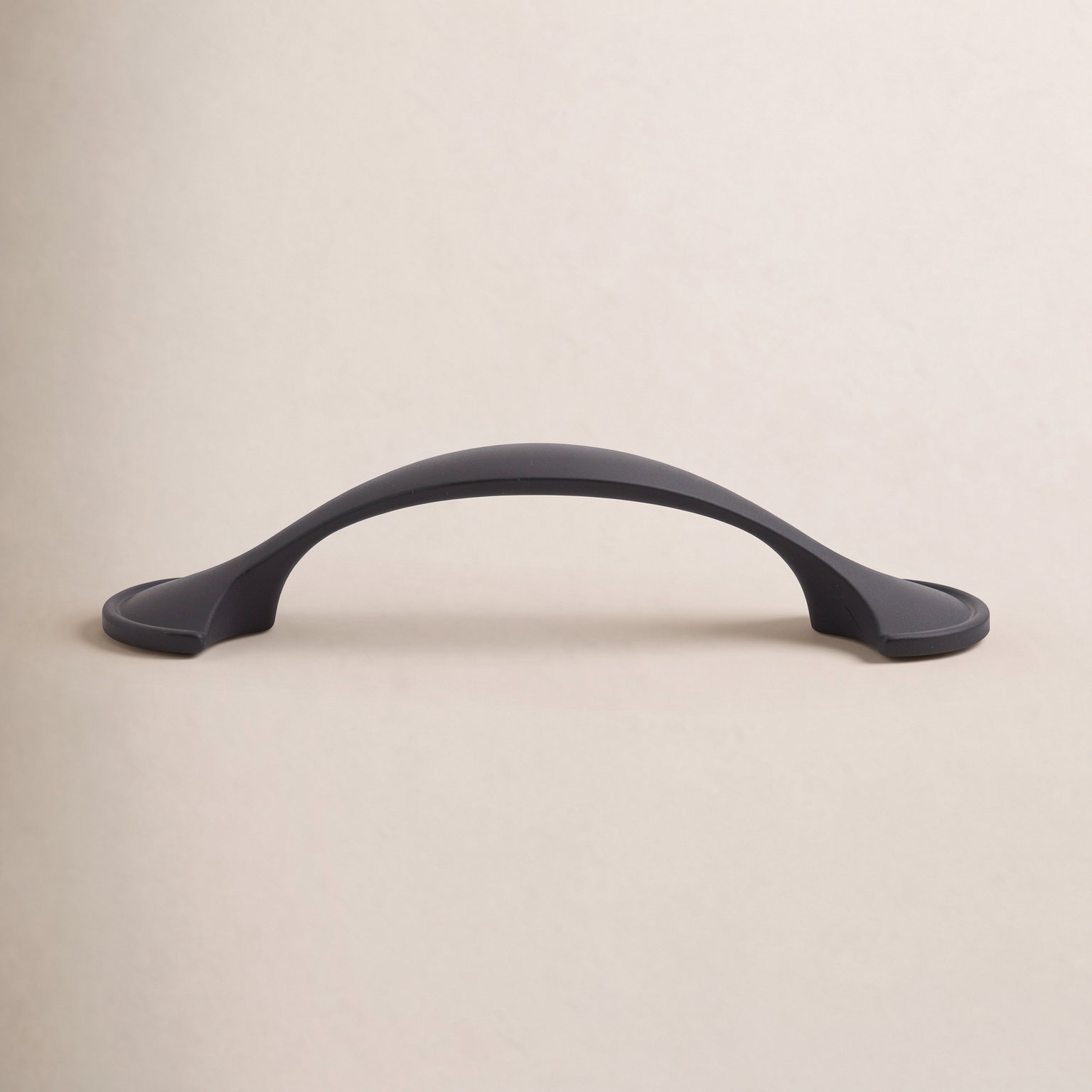 3" Arch Cabinet Pull, Matte Black