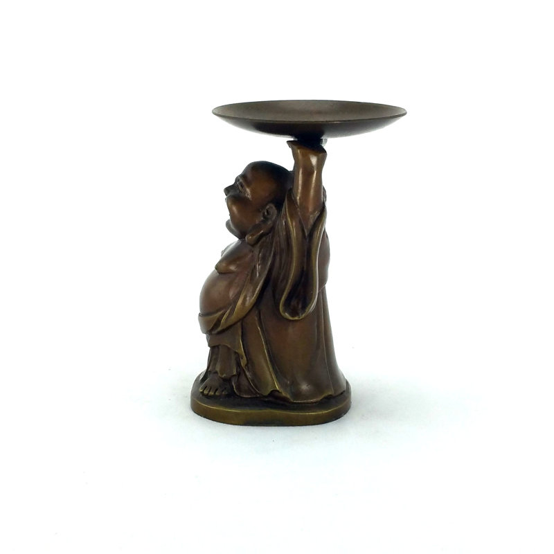 4'' H Brass Tabletop Tealight Holder