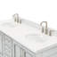 Meuble-lavabo double avec plateau Abshire 61-93359465