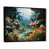 Black Floater Framed