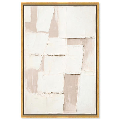 «Plastered Planes II», art texturé bohème par 