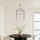 Ellis 8 Light Metal Dimmable Lantern Chandelier
