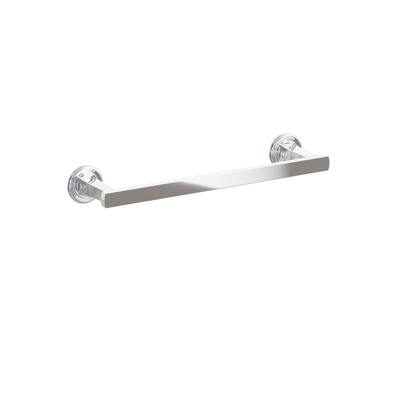 Porte-serviettes Emtek, Chrome poli, H 1,625 po x L 13,375 po x P 3,125 po