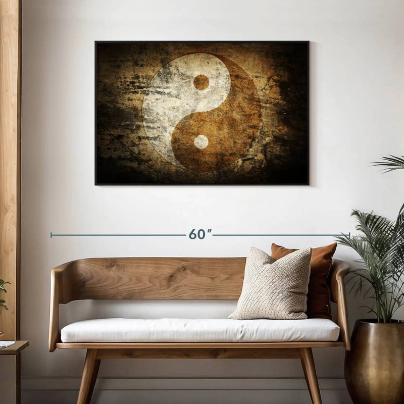 Adella Yin et Yang, H 29 po x l 43 po