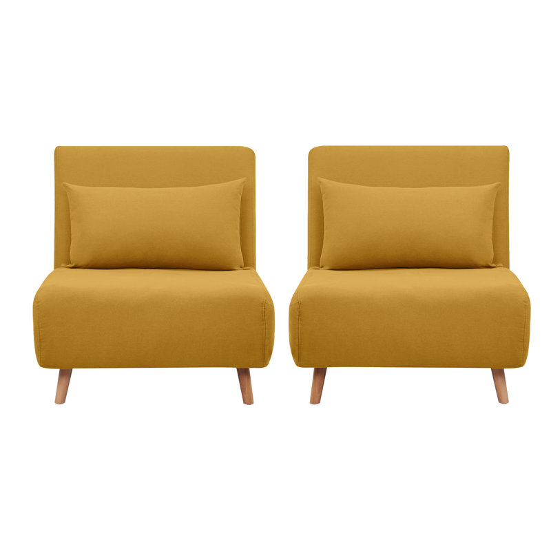 Fauteuil Arnuad, Moutarde