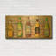 «Beer Bottle On Brick 5» par Jean Plout, art mural en métal doré, 48 po x 24 po-693685280