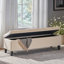 Banc de lit moderne avec rangement