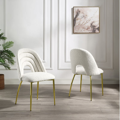 Chaise d'appoint rembourrée Earie