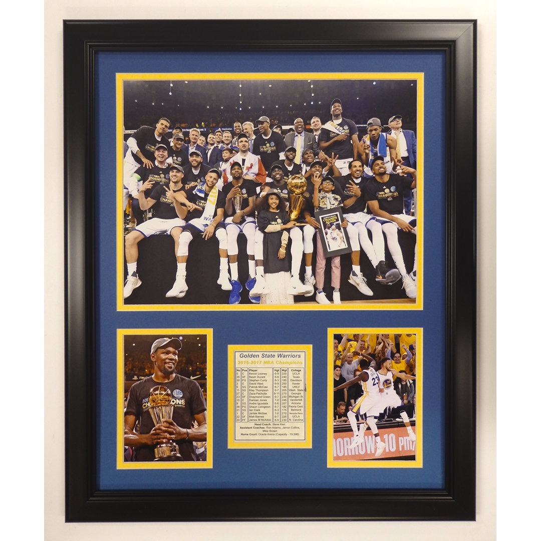 " Golden State Warriors 2017 Basketball Champions " Legends Never Die