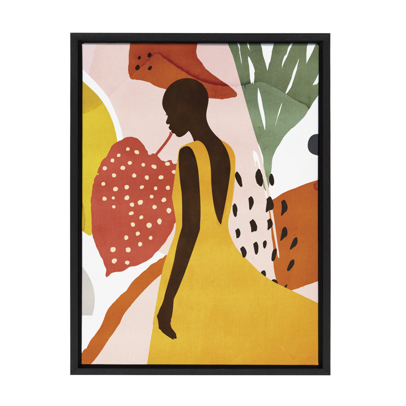 Jaune par Alexander Ginzburg, reproduction d'art sur toile encadrée