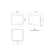 Cubix 1 - Light LED Flush Mounted Sconce