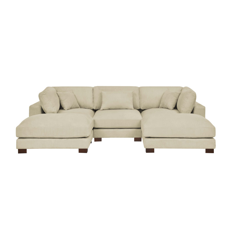 Axminster Sectional Sofa, Beige