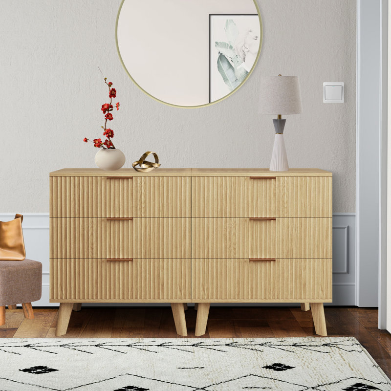 Commode d'appoint Brint, Naturel