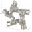 Cole And Grey Ceramic Gripping Hands Sculpture