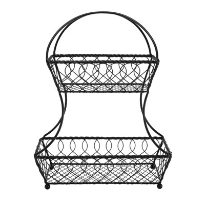 Gourmet Basics by Mikasa Lattice Fruit Basket