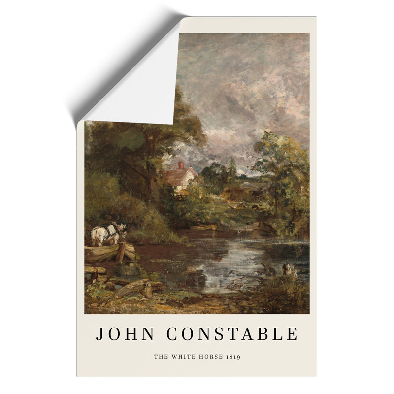 The White Horse by John Constable - No Frame Painting, 42cm H x 30cm W x 0.1cm D
