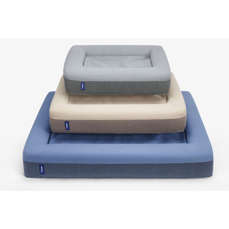 Large Gray Orthopedic Outdoor Dog Bed with Memory Foam