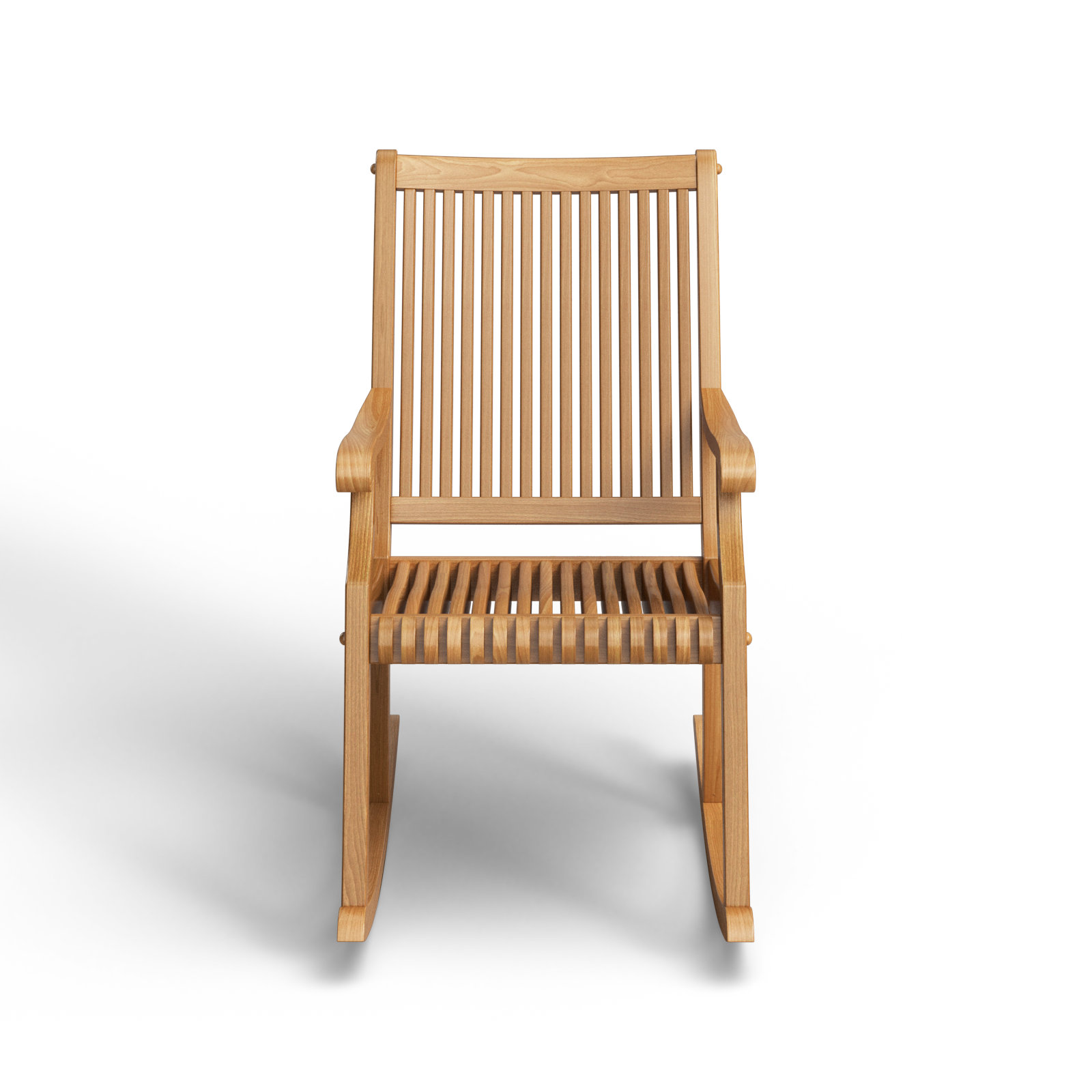 Argon Teak Wood Porch Rocking Chair