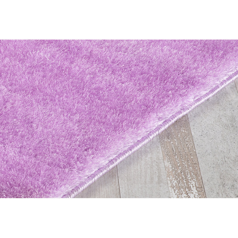 Gwladus Solid Colour Shag Area Rug, Rectangle 120cm x 170cm