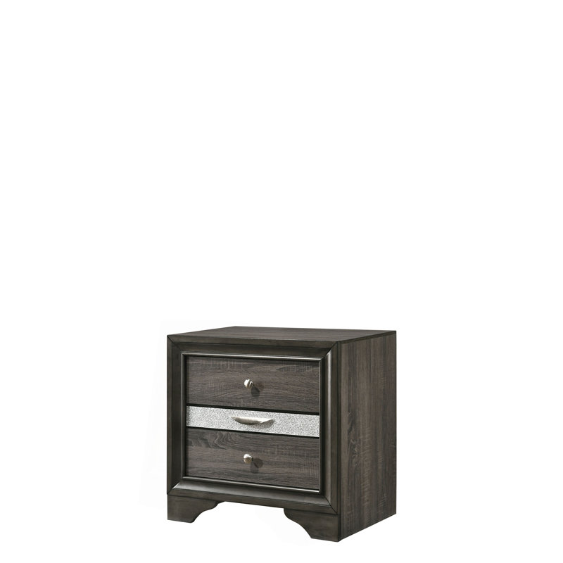 Table de chevet Naima, Gris