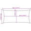 2.5m x 4.5m Triangle Shade Sail