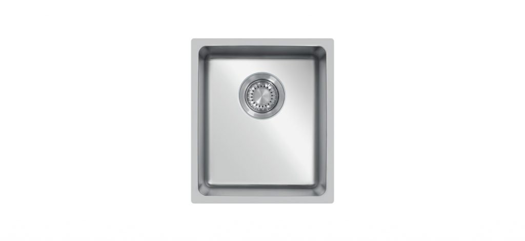 Micro Series ME340  1.0 Bowl Stainless Steel Undermount/Inset Kitchen Sink - 380x440mm