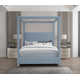 Upholstered Canopy Bed