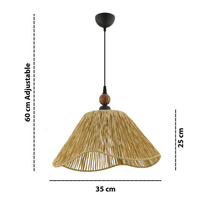 Lustre, Chameau, Noir / brun