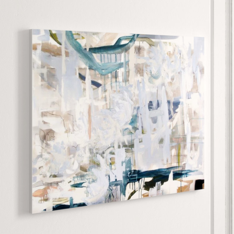 The Bridge Print by Mia Malcolm Studio, Glass Coat, 30" H x 37" W x 1.5" D