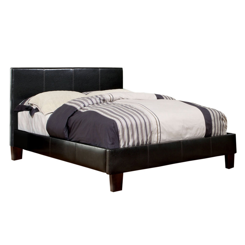 Keilianys Upholstered Low Profile Platform Bed, Queen