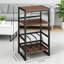 Manufactured Wood,Metal 71cm H Media Shelves-1140397974