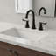 Double Handle Bathroom Sink Faucet with Drainer-154656673
