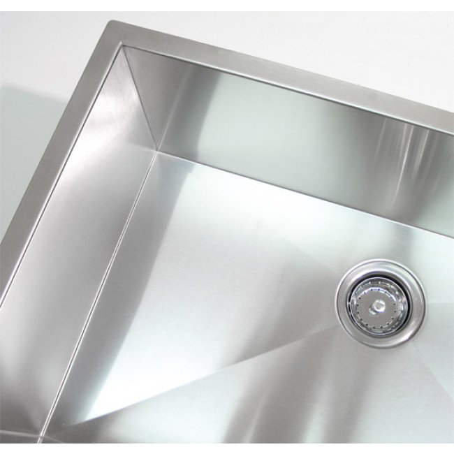 20 " L Undermount Single Bowl Stainless Steel Kitchen Sink