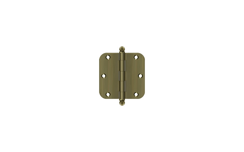 Steel Butt Bearing Hinge, Polished Brass