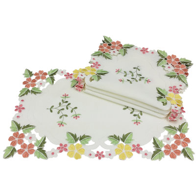 Magdalena Polyester Embroidered Placemat