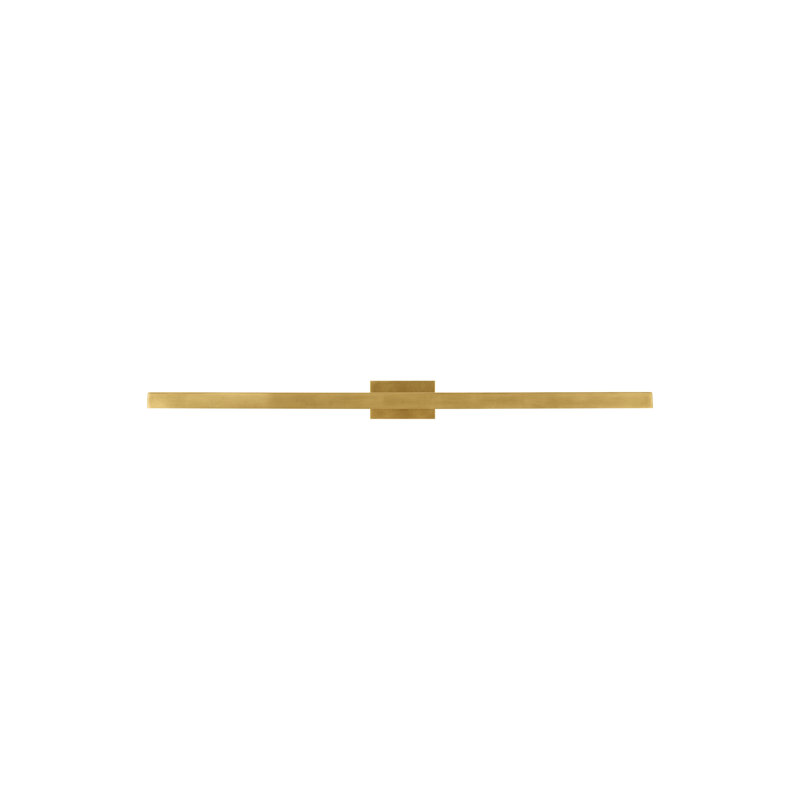 Dessau Dimmable LED Wall Mounted Picture Light, Natural Brass
