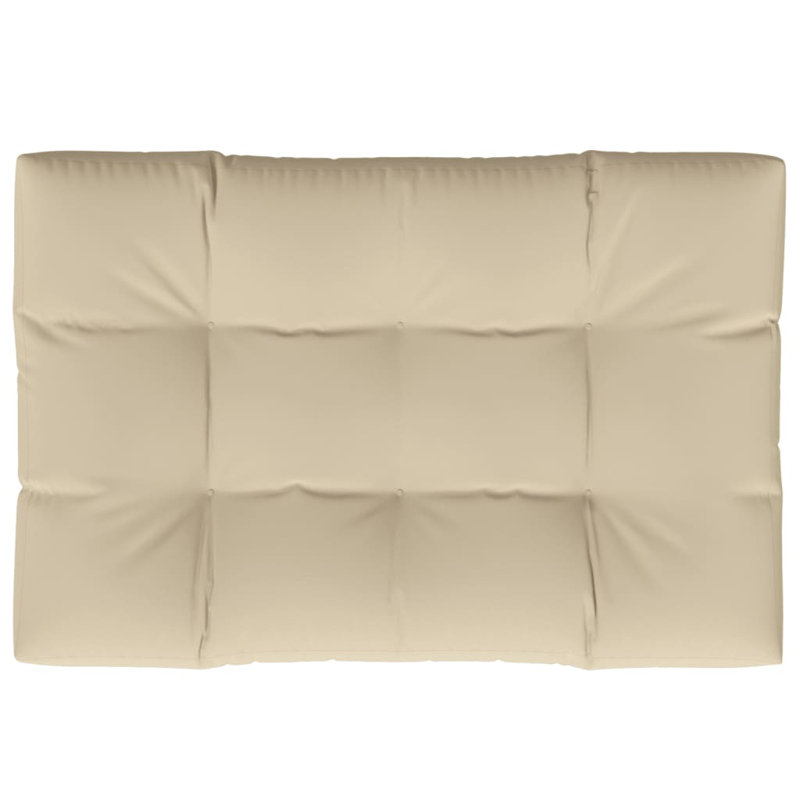 Outdoor Seat Cushion, 47.2" W x 31.5" D, Beige, 4.7"