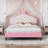 Rochford Vegan Leather Platform Bed-1789969692