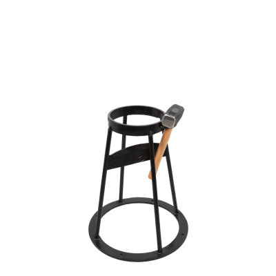 Porte-bûches en acier