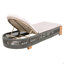 Chaise longue d'extérieur réglable en bois d'acacia-1245171135