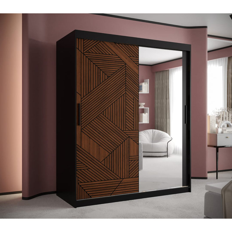 Rakaya 2 Door Manufactured Wood Wardrobe