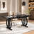 62.99'' W Rectangle Black Wooden Modern Simple Computer Desk