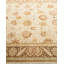 Tapis ivoire / sable noué à la main de conception unique 6 pi 4 po x 12 pi 9 po Keller